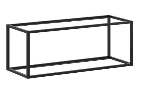 Wall shelf frame LPNLDSP 80 cm, black moiré 80x36x25 cm