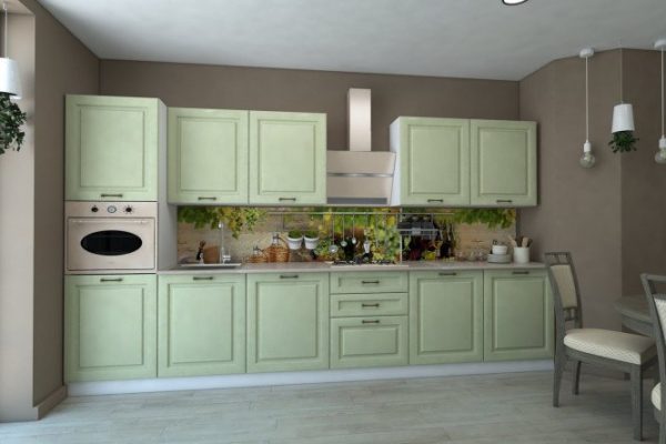 Modular kitchen set Bella 3.6 m pistachio