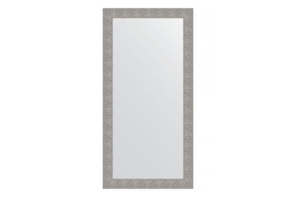 Wall mirror in a baguette frame EVOFORM BY 3343 Embossed silver 80x160 cm
