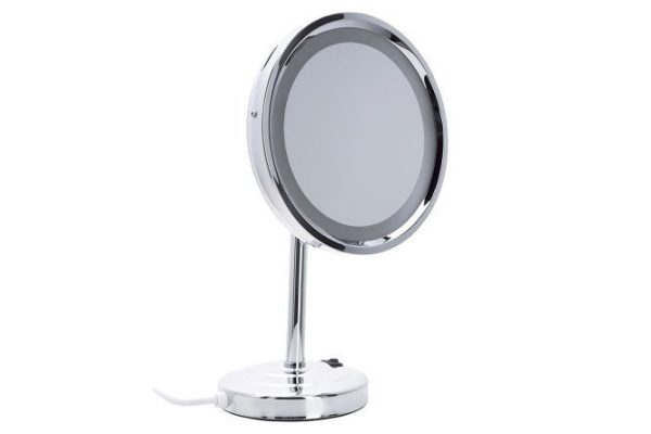 Cosmetic mirror AQUANET 2209D Tabletop, 21.5x38.1x15 cm