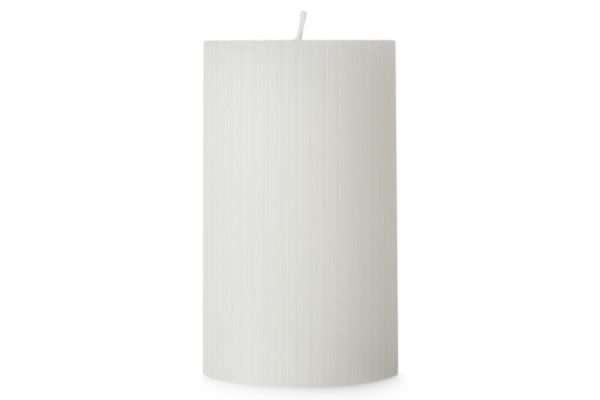 Candle Hall Ribbed 10 cm, 1 pc.