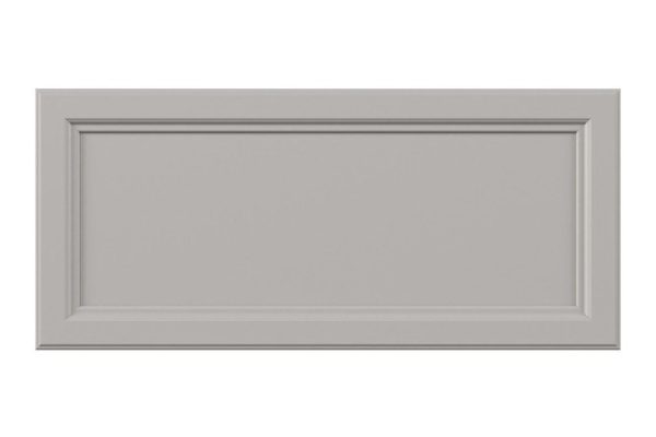 Gloria front with horizontal opening/high drawer 79.6x35.6 cm, color gray silk