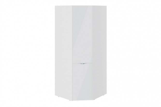 Corner cabinet Gloss with glass door