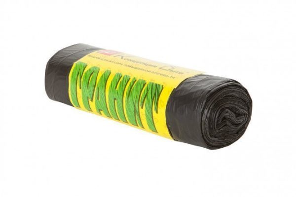 Garbage bags with drawstrings Granite