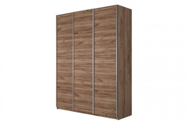3-door wardrobe Cors 210x230 cm, kraft tobacco oak