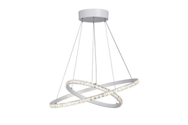Hanging lamp VITALUCE V4628-2S 15 sq.m., LED, 58 cm