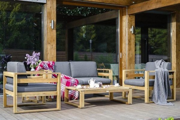 Garden furniture set Booka with coffee table