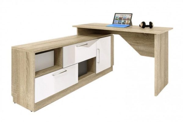 Corner desk Stockholm left