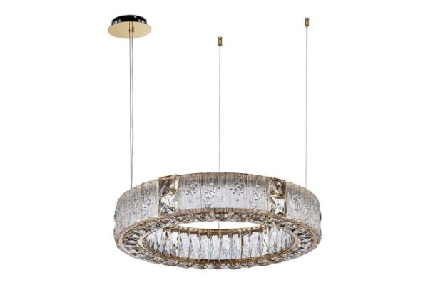 LED pendant chandelier FAVOURITE Templum 30 sq.m., 60x12x60 cm, LED