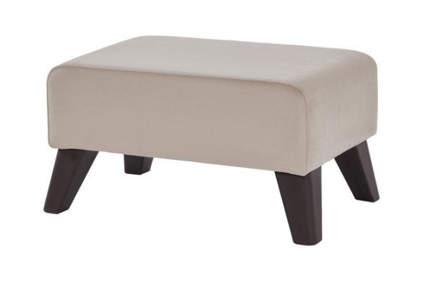 Banquette Orlando color beige, walnut