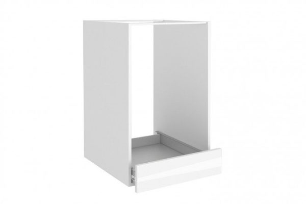 1a300269e68e01985a2df0fd0da40093.jpg Front for a floor cabinet for appliances with a drawer Amika 44.6x11.6 cm, glossy white color