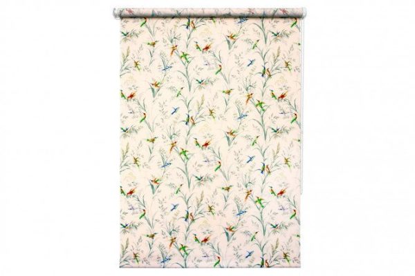 Roller blind COMFORT Paradise color white, 80x175 cm