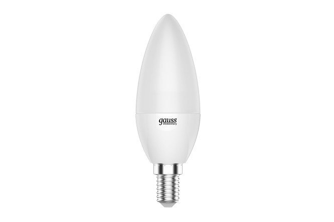 LED lamp Gauss Elementary Candle 420lm 3000K 6W, E14, Warm light