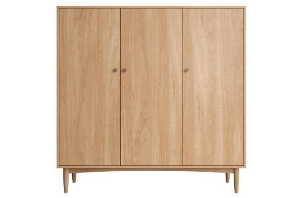 Wardrobe 3 doors Bubble Solid low