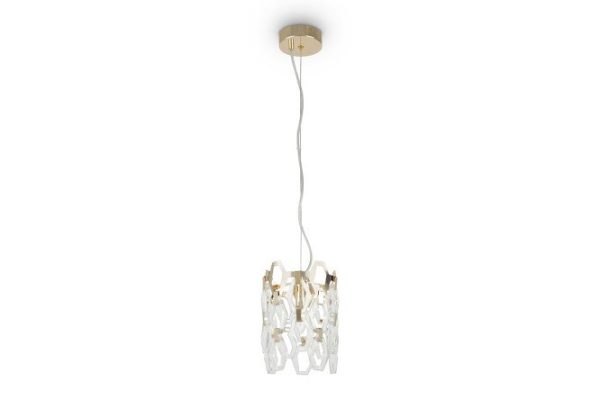 Hanging lamp MAYTONI Neoclassic Tissage 4 sq.m., 18x25x18 cm, E14