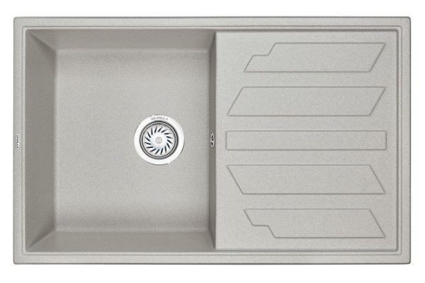 Inset sink with drainer GRANULA Granula 8002 79x50x20 cm