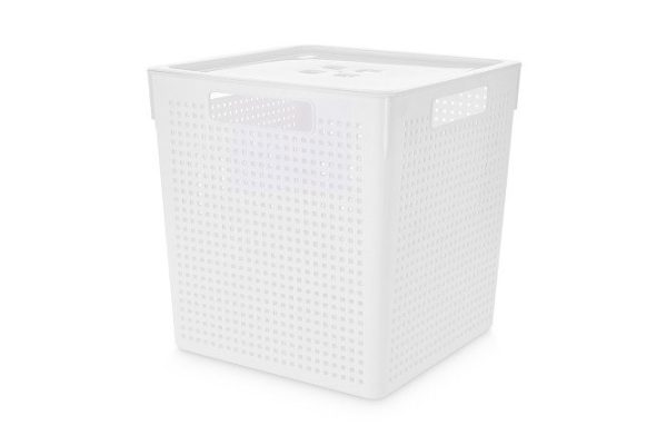 Box with lid Loft for storing things 29.4x30.1x29.4 cm, 23 l