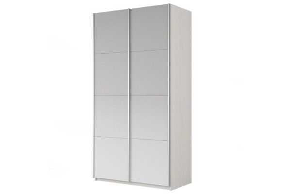 Sliding wardrobe 2-door Cors 120x230 cm, light ash Anchor