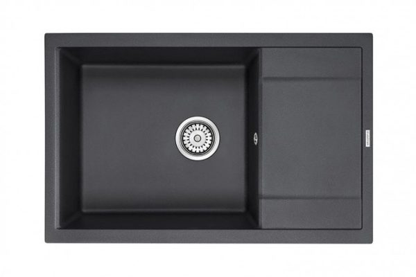 Inset sink with wing PAULMARK Verlass PM317850-BL 78x50x20 cm