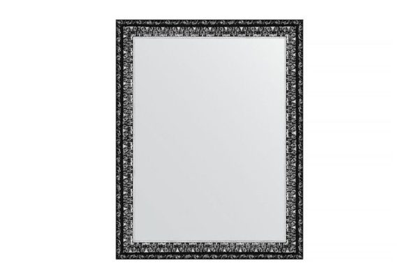 Wall mirror in a baguette frame EVOFORM BY 1340 blackened silver 37x47 cm