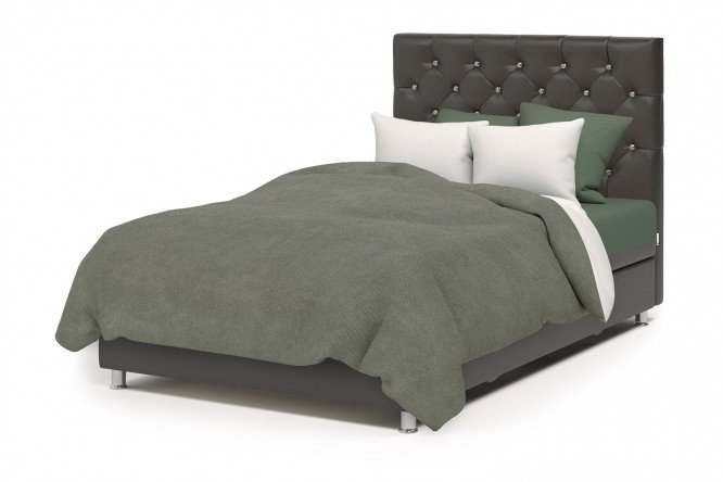 Ottoman with lifting mechanism Charmel Lux chocolate color, beige 140x198 cm