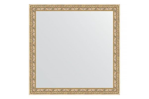 Wall mirror in a baguette frame EVOFORM gold leaf 62x62 cm