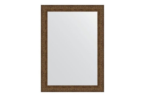 Wall mirror in a baguette frame EVOFORM vignette aged bronze 54x74 cm