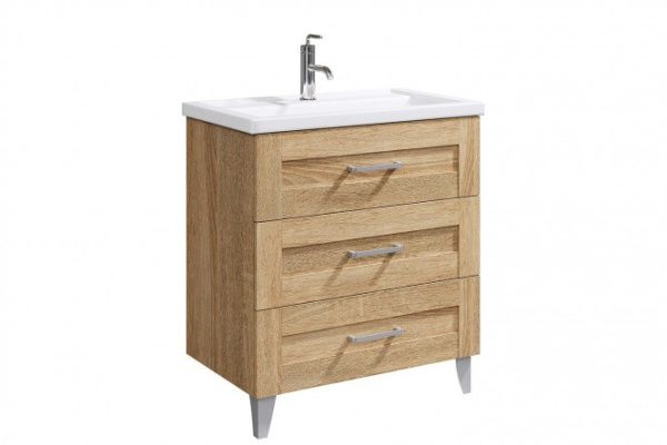 Floor stand AQWELLA Foster 77 cm, Sonoma oak color