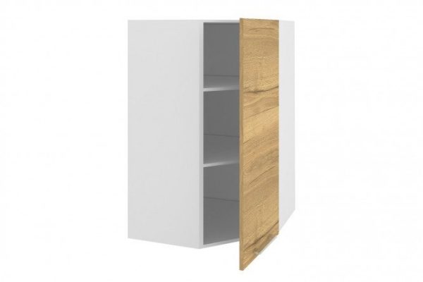 Front for wall-mounted corner cabinet Amika 36x96 cm, Halifax oak color