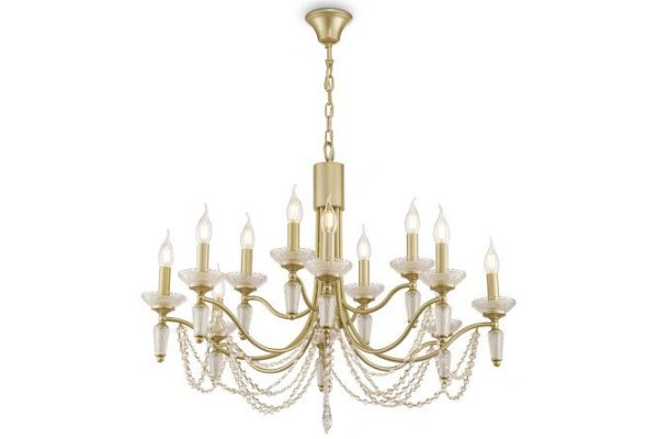 Chandelier FREYA FR2009 30 sq.m., 83x61.5x83 cm, E14
