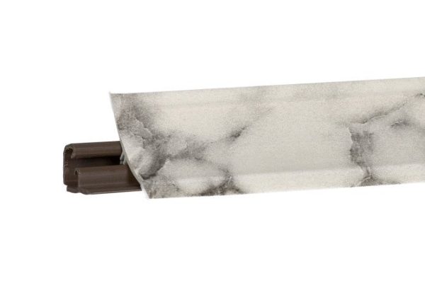 Skirting board KORNER White marble white marble 300x2.3x2.3 cm
