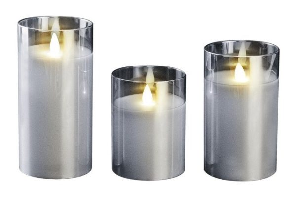 Set of decorative LED lamps FAZA LED candles