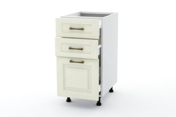 Set of fronts for Bella cabinet, vanilla color