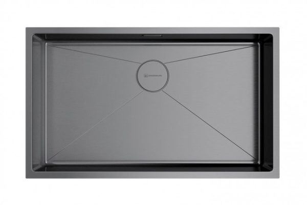 Drop-in sink OMOIKIRI Taki 74-U/IF-GM 4993498, burnished steel 74x44x20 cm