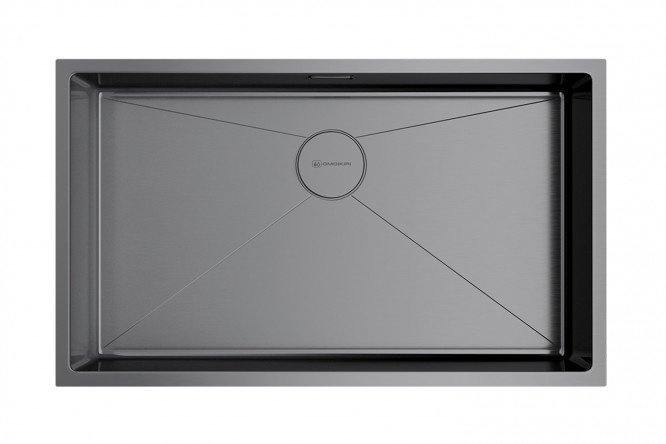 Drop-in sink OMOIKIRI Taki 74-U/IF-GM 4993498, burnished steel 74x44x20 cm