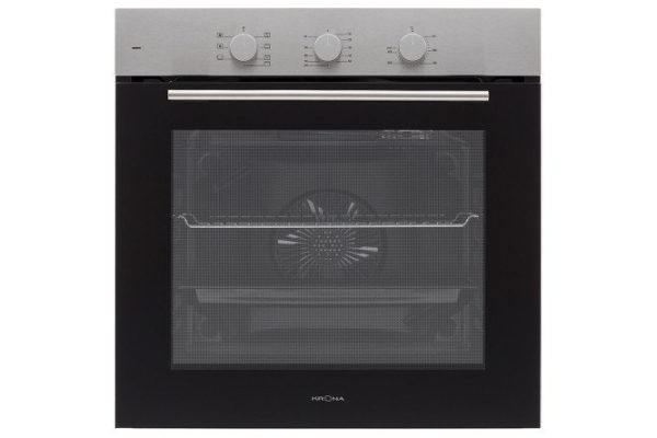 Electric oven KRONAsteel Element plus 60 IX KROE070, stainless steel, black 59.5x59.5x56.7 cm