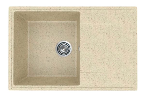 Kitchen sink with wing Econ UPD-507 4010202109 73.5x47.5x19 cm