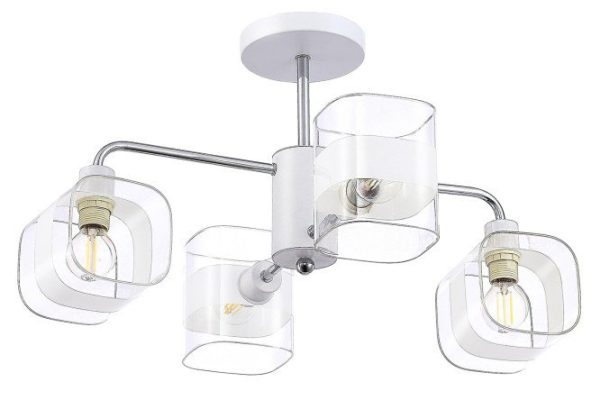 Chandelier CITILUX Burton 14 sq.m., 45.5x15x45.5 cm, E14