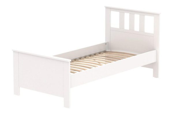 Bed Saga white 160x200 cm