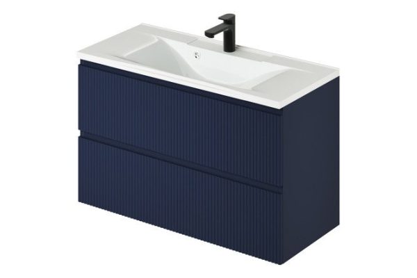 Hanging cabinet Kate 100 98.7 cm, frame color Oceania, facade color Oceania