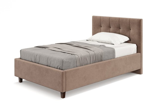 Bed with lifting mechanism Titan cocoa color 180x200 cm