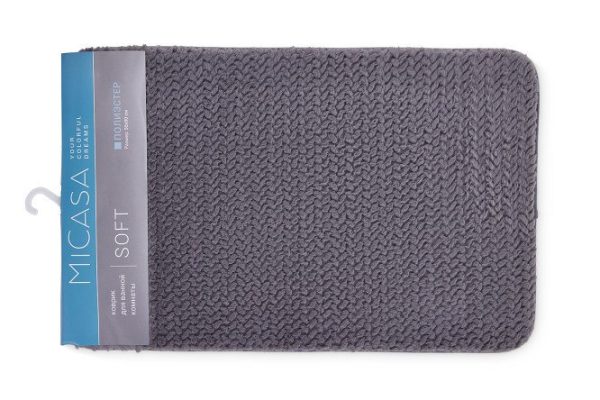 Bathroom rug MICASA Soft 50x80 cm, Polyester