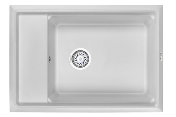 Inset sink with wing GRANULA Kitchen Space 7305 73x51x24.5 cm