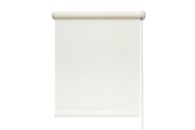 Roller blind Decofest Silva color white, 160x175 cm