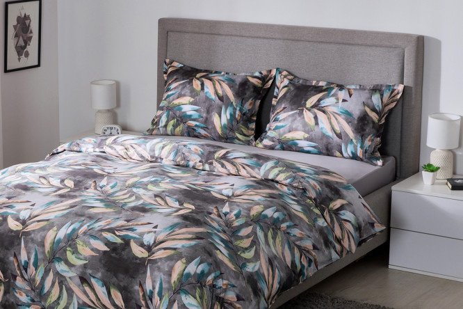 Bed linen set ESTUDI BLANCO Nemesia Satin 210x220 cm, Euro