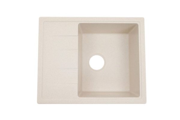 Built-in sink ALCORA Amina 5608S-18 with drainer 64x50.5x18.5 cm