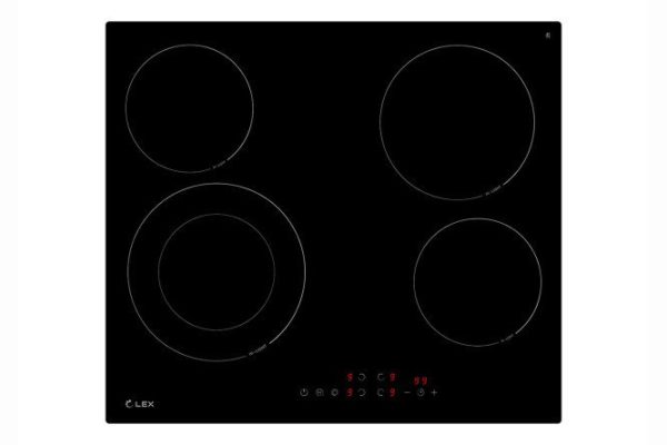 Electrical panel LEX EVH 6041 BL, black 59 cm