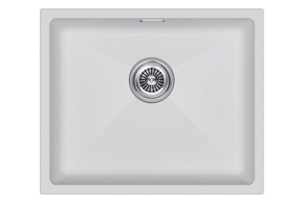 Built-in sink PAULMARK Lumi 55UNI IT-GRANIT LU55-WH 55.5x46x21 cm