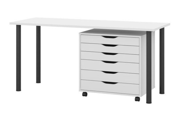 Desk Alexys 140 cm with cabinet