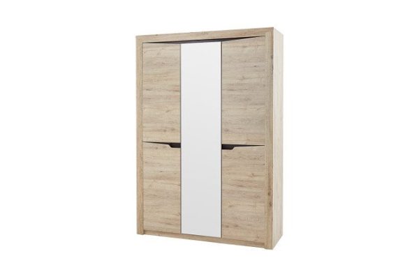 Wardrobe 3-door Sorento oak Boniface 152x220x54.5 cm